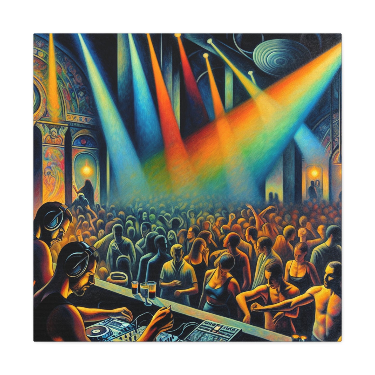 "Harmonic Revelry Unveiled" - Canvas