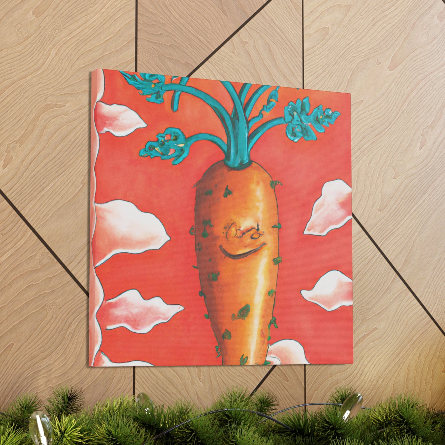 "Carrot in Rococo Style" - Canvas