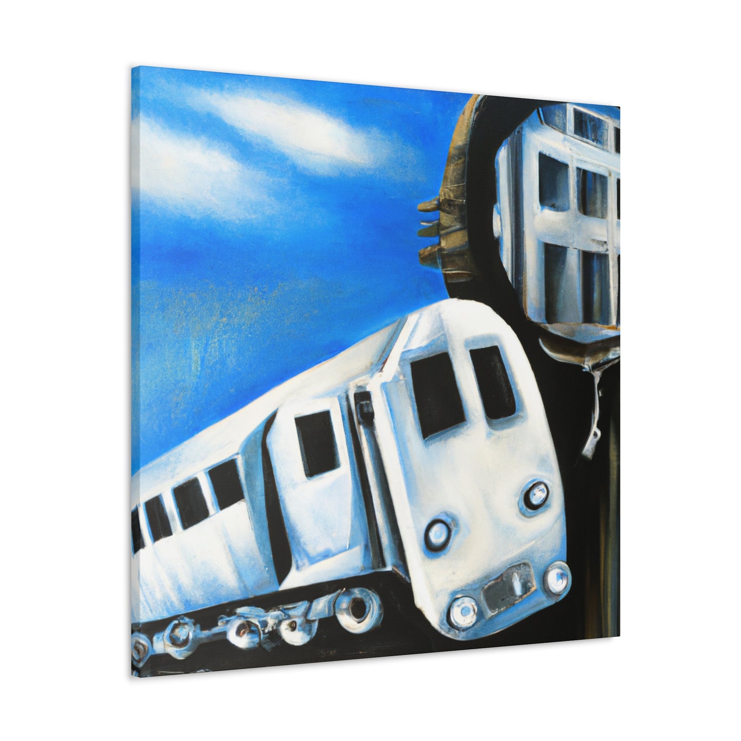 Train in the Clouds - Canvas