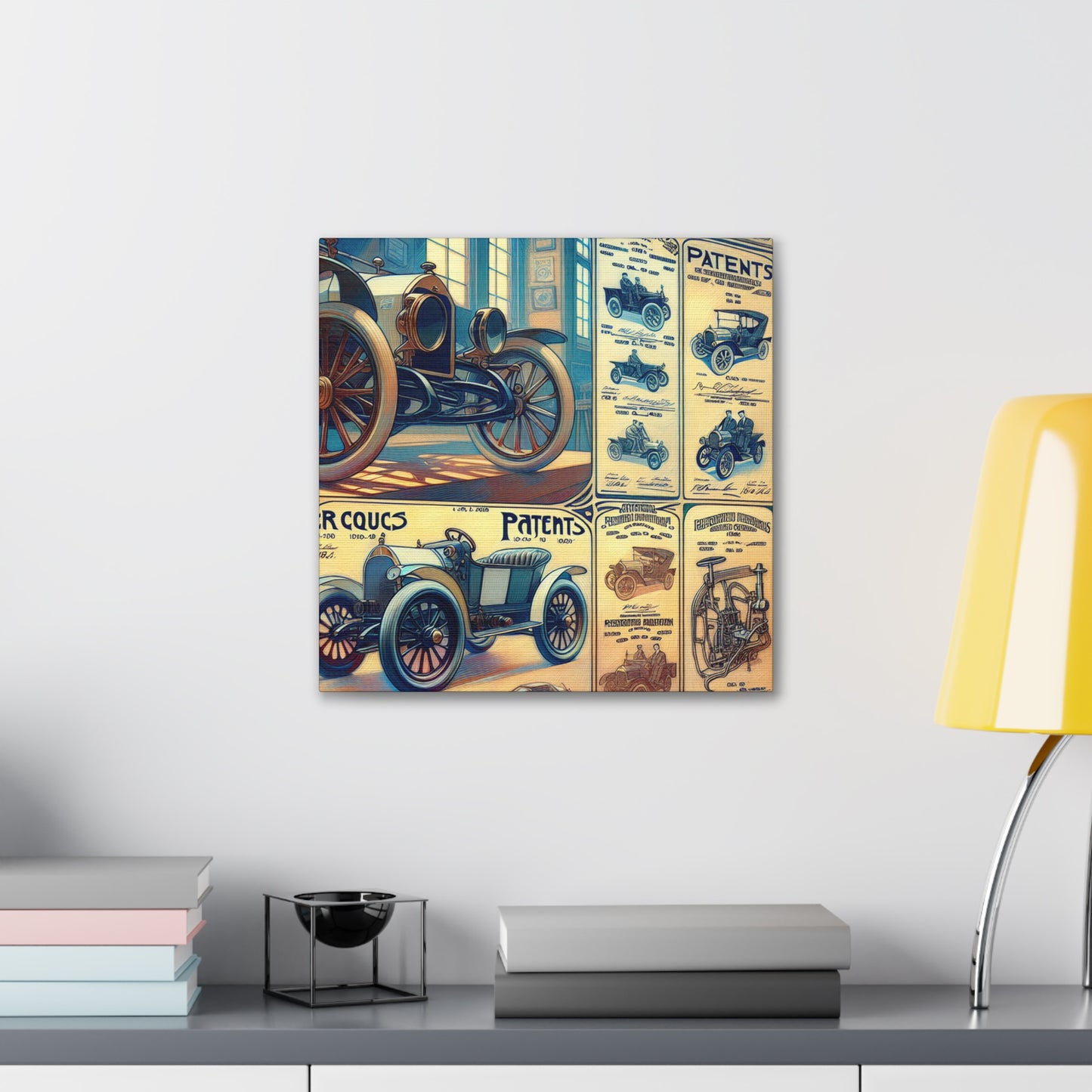 "Ingenious Wheels Unveiled" - Canvas