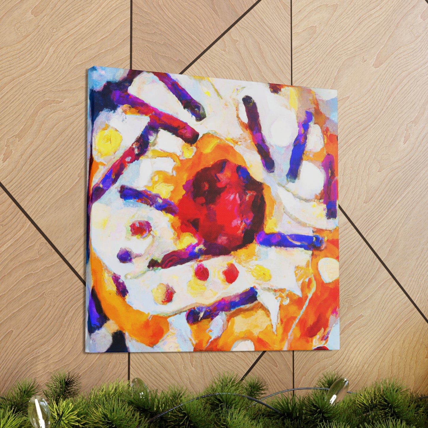 "Doughnut Abstract Harmony" - Canvas