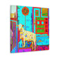 Sheep in Deco Style - Canvas