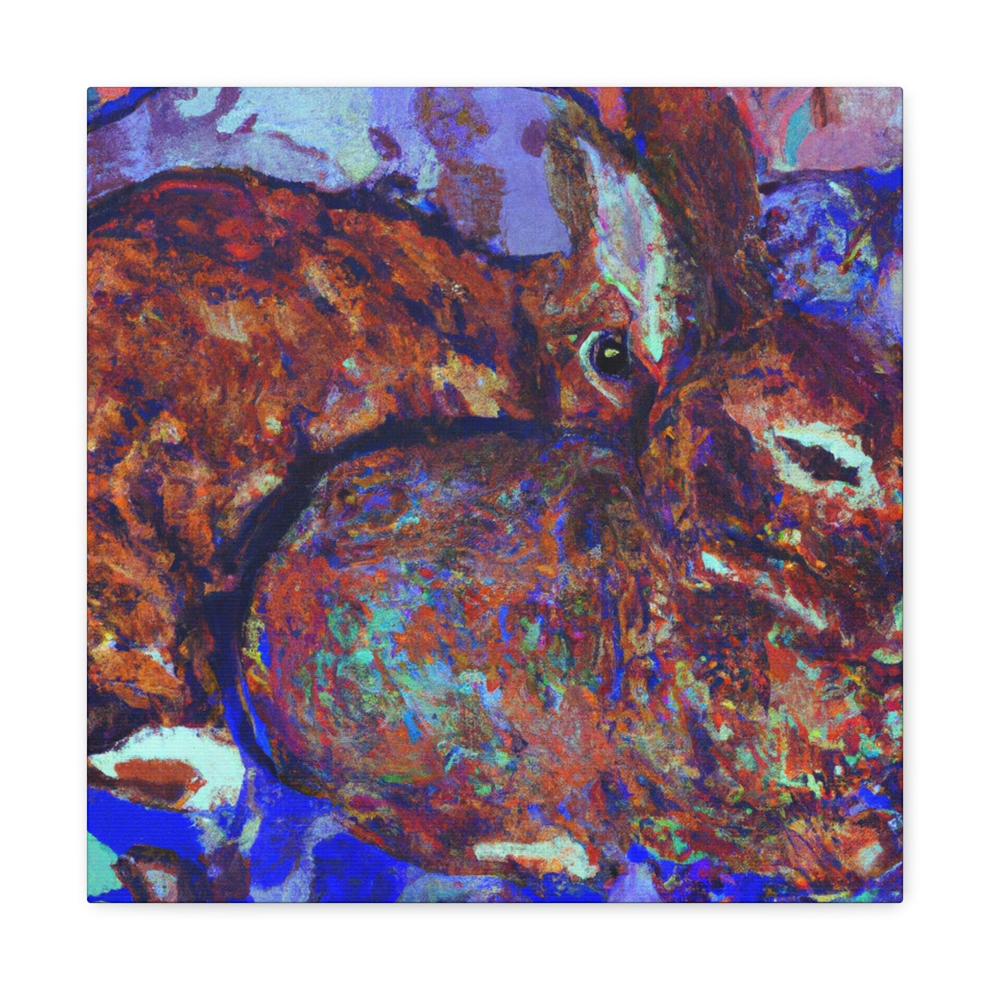 Rabbits in Post-Impressionism - Canvas