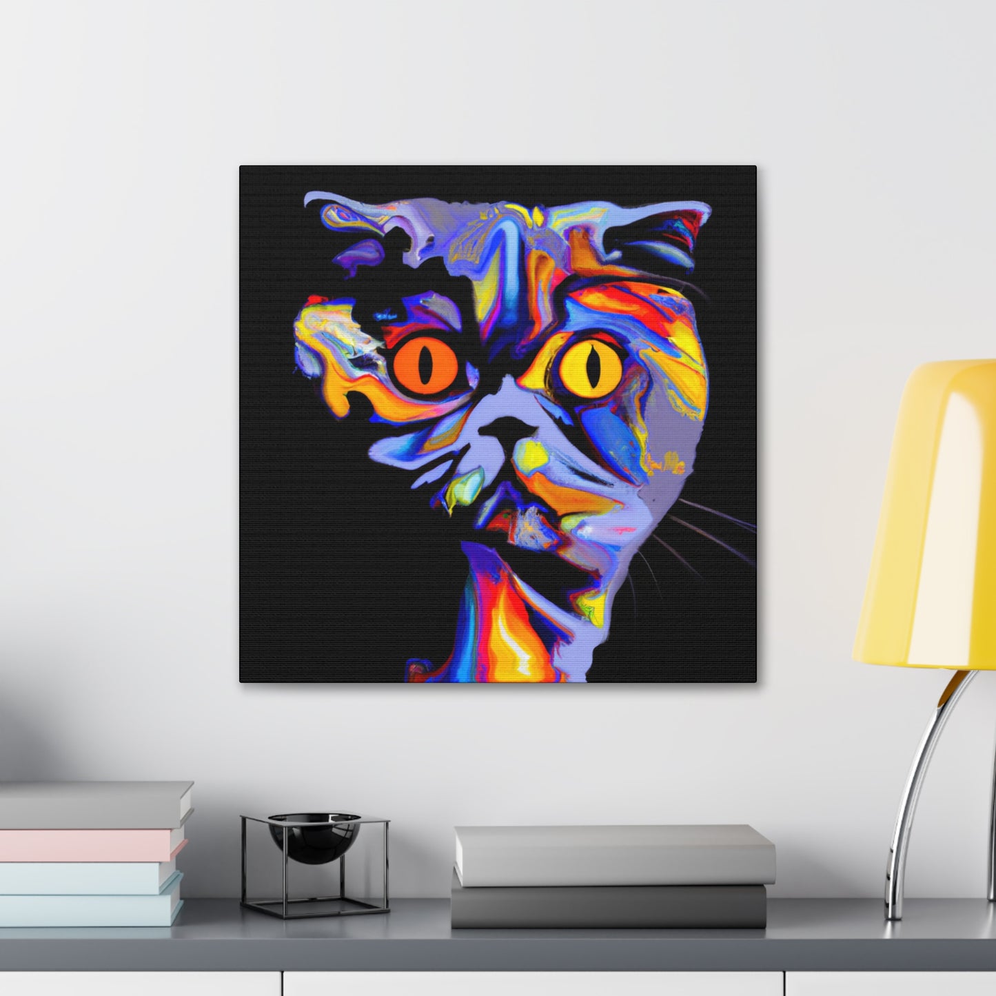 British Shorthair Deco - Canvas