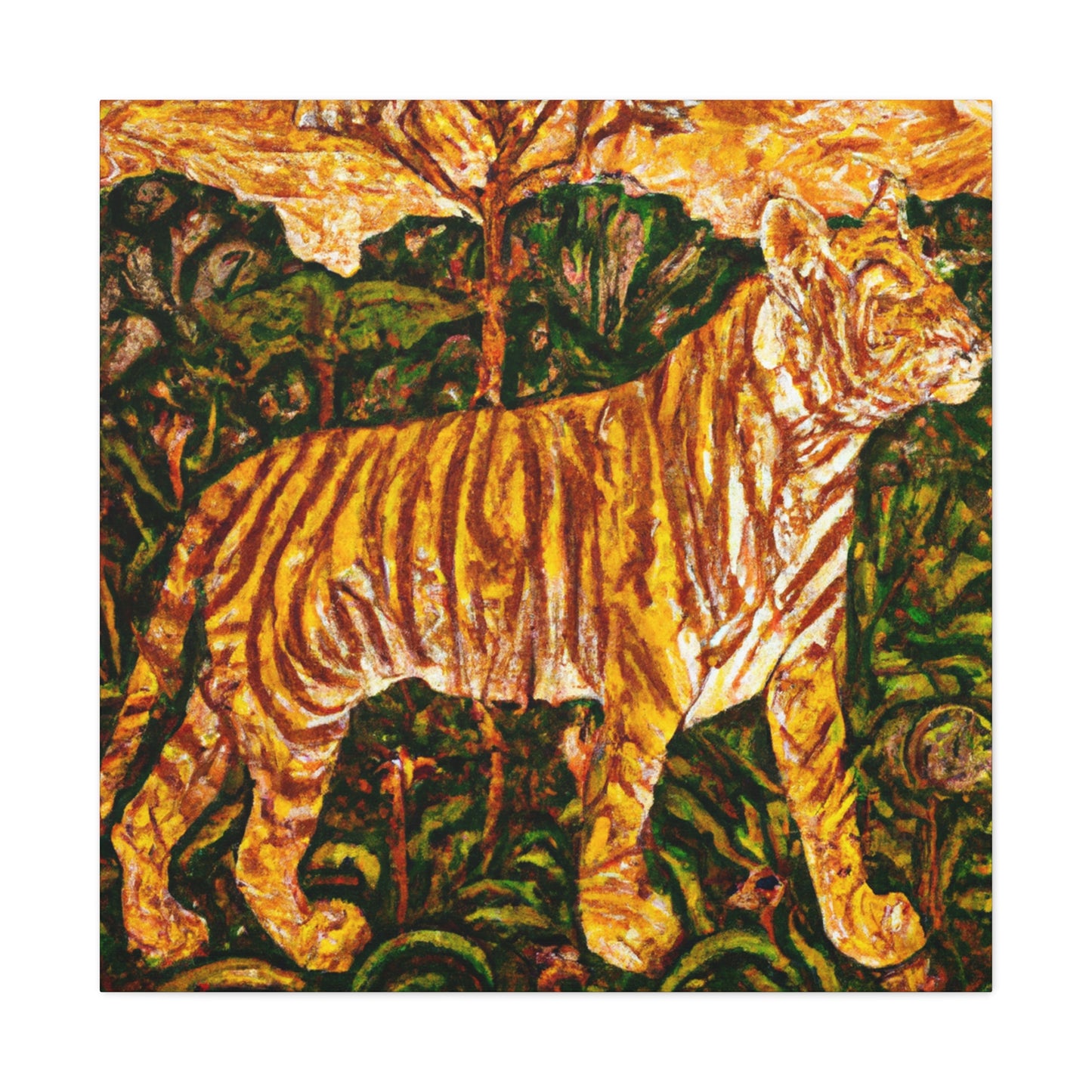 "Tiger in Splendid Opulence" - Canvas