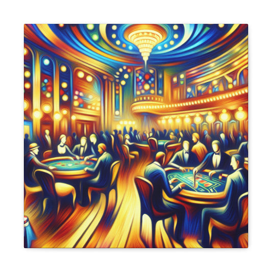 "Enigmatic Casino Extravaganza" - Canvas