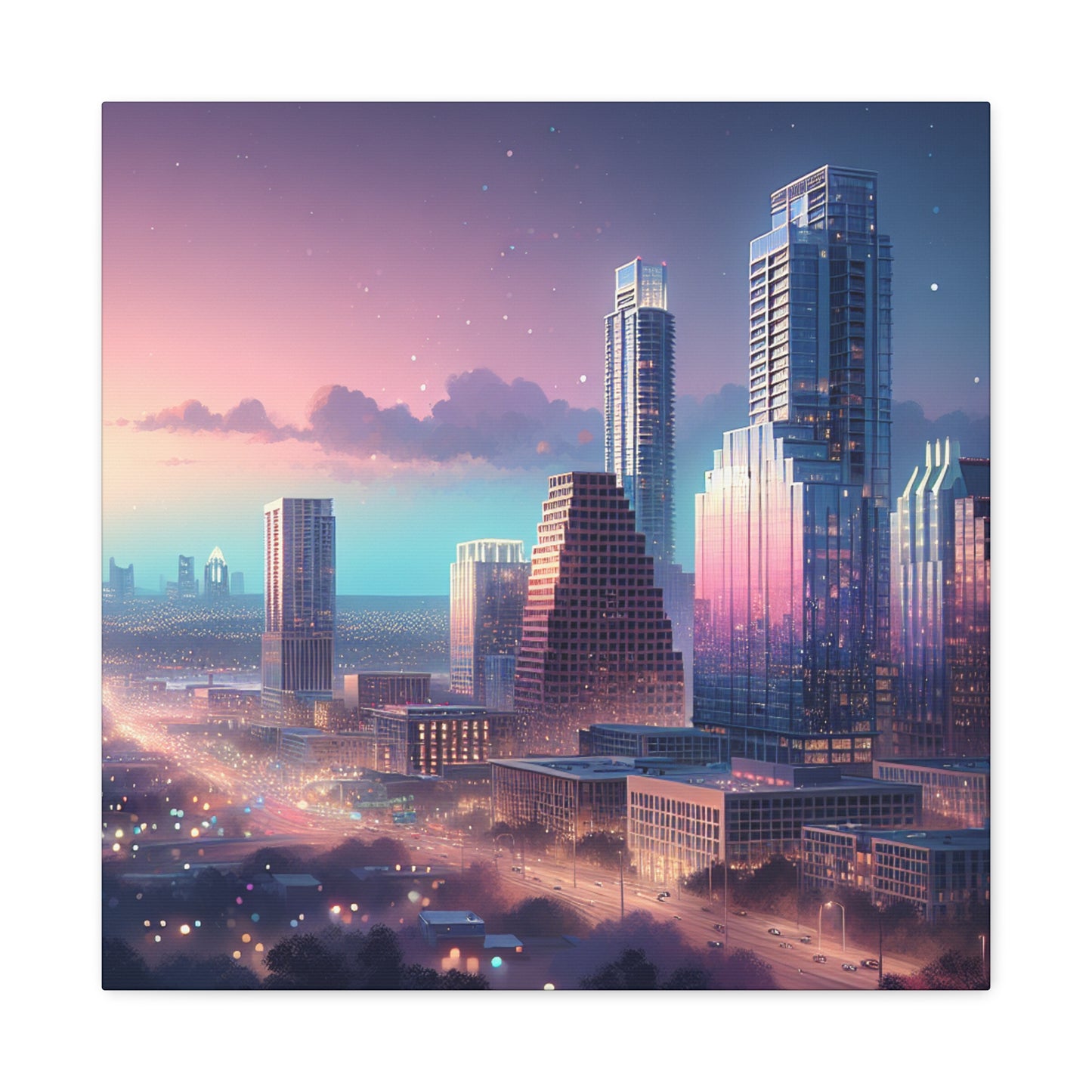 "Enchanting Austin Reverie" - Canvas