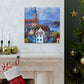 "Tudor Palace Impressionism" - Canvas