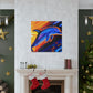 Dolphin in Fauvism - Canvas