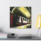 Subway Train Symphony. - Canvas