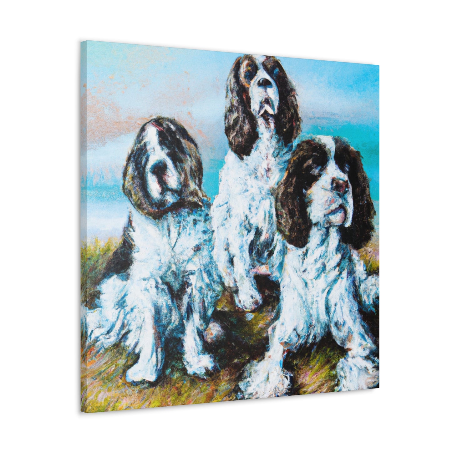 English Springer Dreams - Canvas