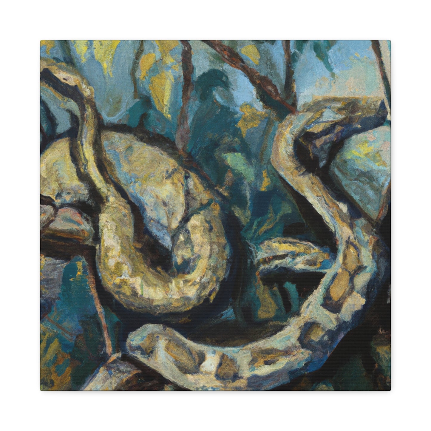 Python in Impressionism - Canvas