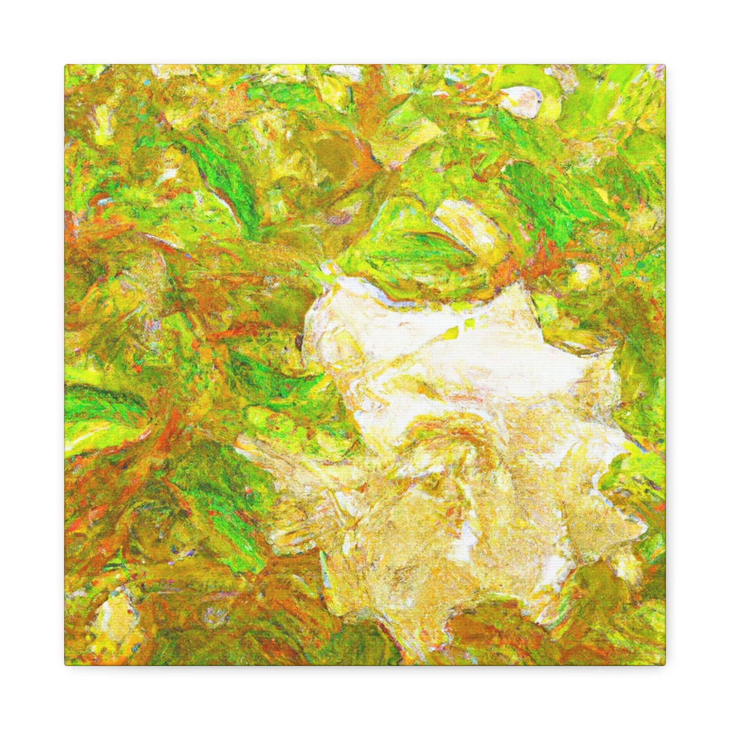 Gardenia in Impressionism - Canvas