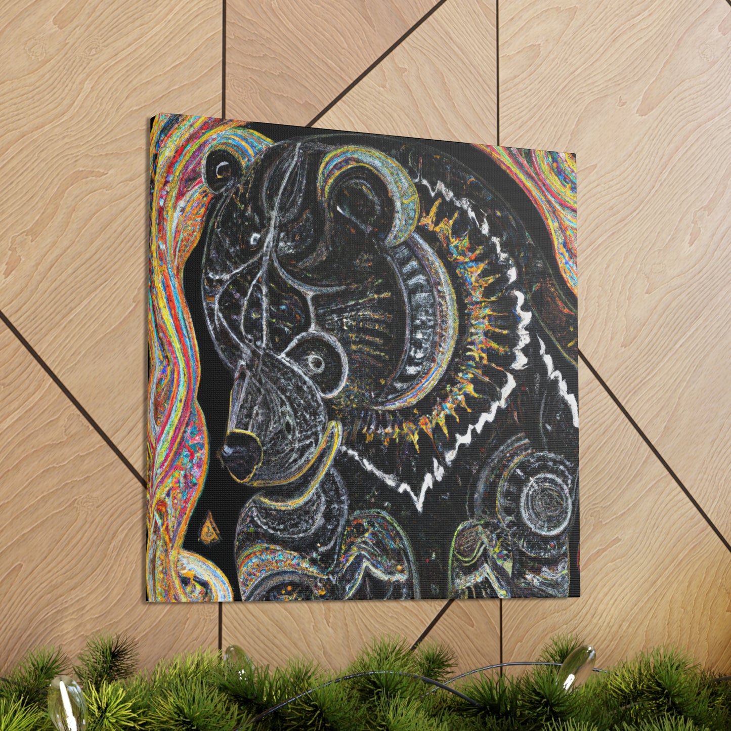 "Asiatic Black Bear Dream" - Canvas