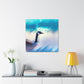 "Geese in Flight Painting" - Canvas