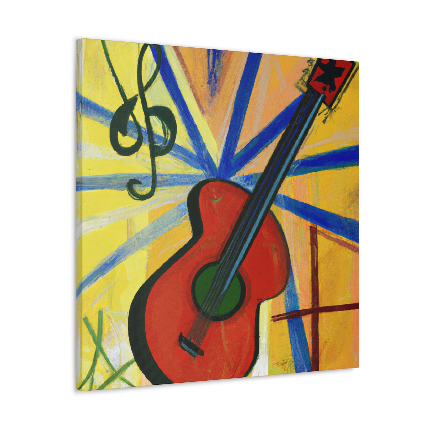 Pickin' with a Mandolin - Canvas