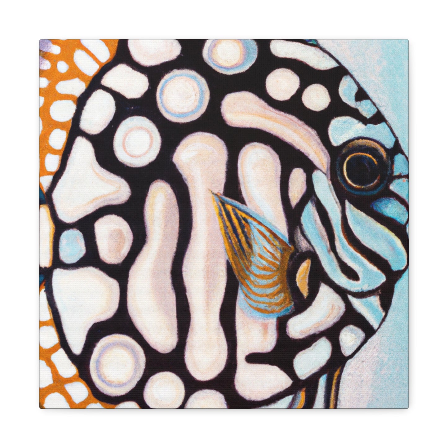 "Discus in Motion Deco" - Canvas