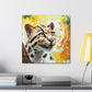 Clouded Leopard Obscured - Canvas