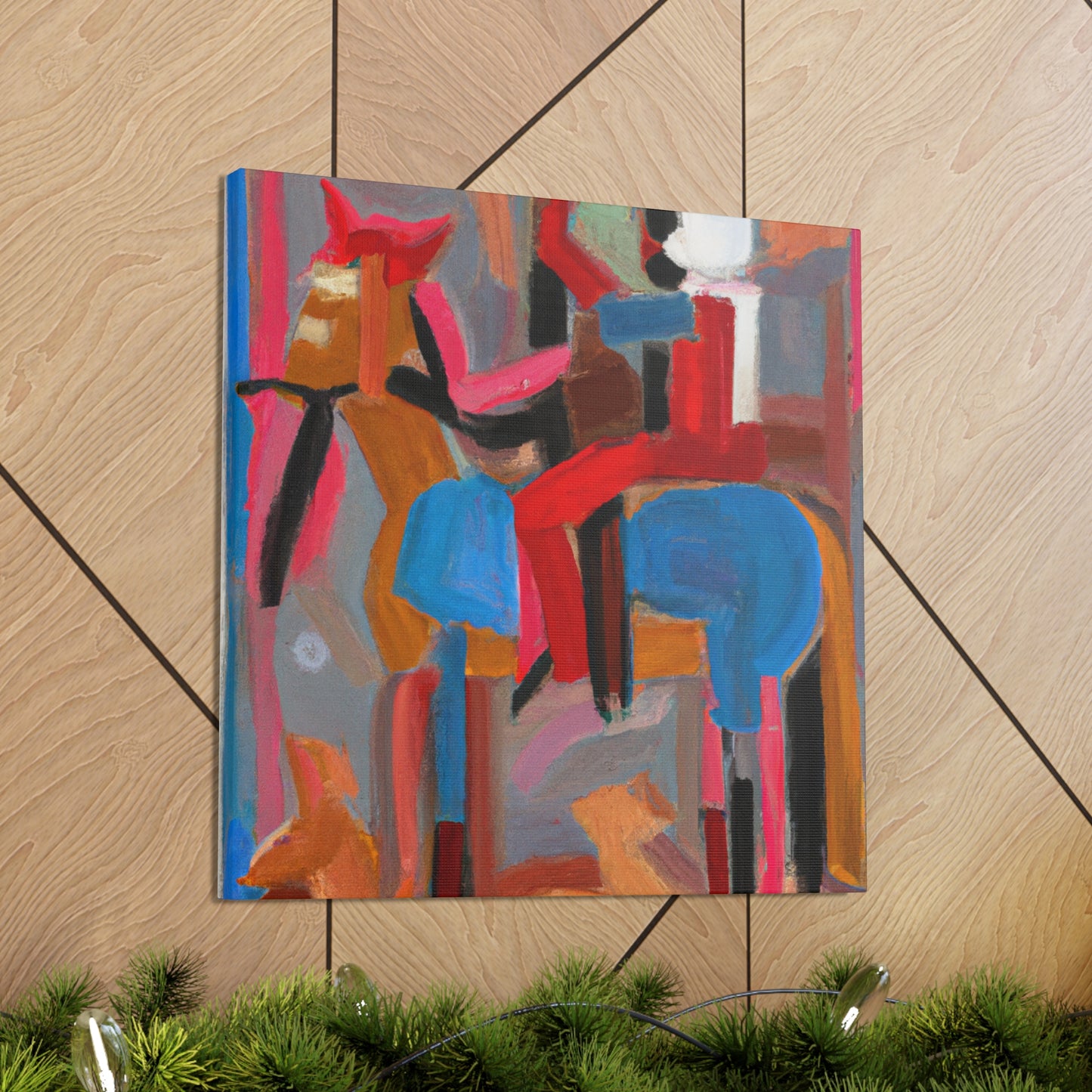 "Cowboy on Galloping Horse" - Canvas