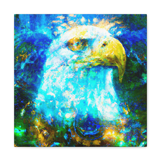 "The Steampunk Eagle Soars" - Canvas