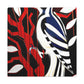 "Downy Woodpecker Deco" - Canvas