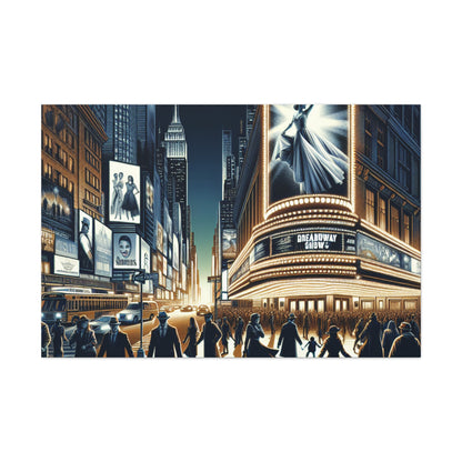 "Vivid Broadway Euphoria" - Canvas