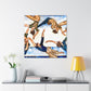 Gymnasts at Play - Canvas