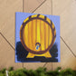 "Whiskey Barrel Minimalism" - Canvas