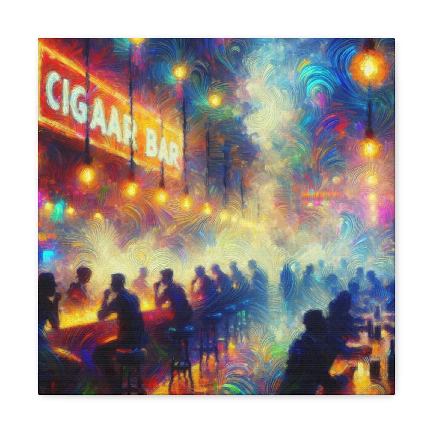 Smoky Soirée Night - Canvas