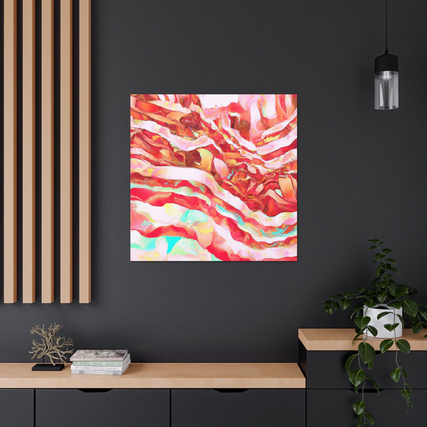 "Bacon in Bloom Art" - Canvas