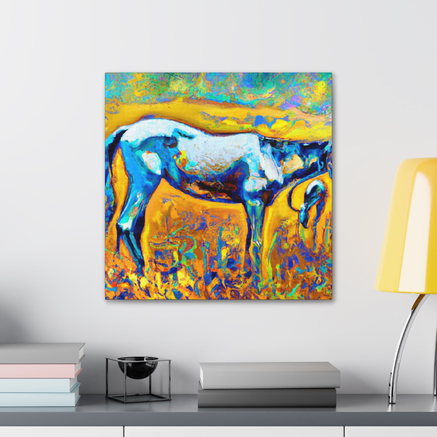 "Horse of Abstraction" - Canvas