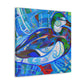 "Mallard on Reflection Pond" - Canvas