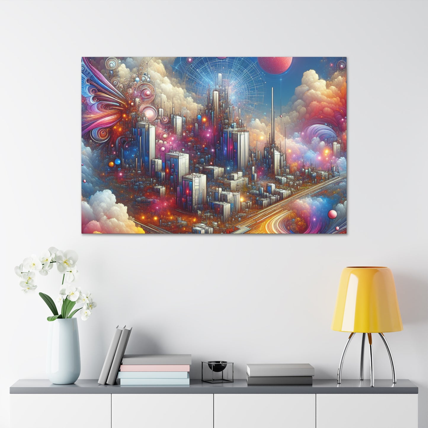 Ethereal Reflections Unveiled - Canvas