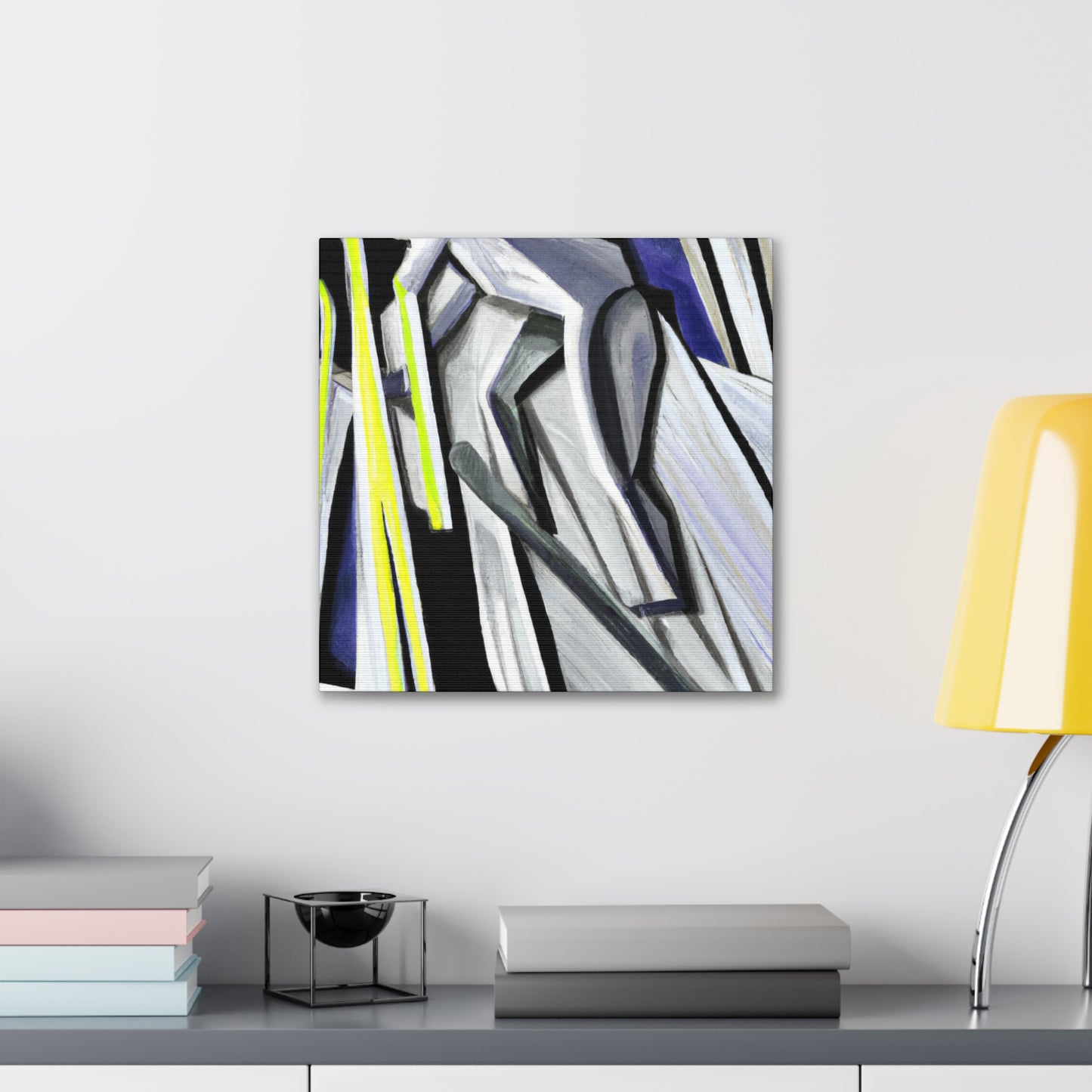 "Skiing in Abstraction" - Canvas