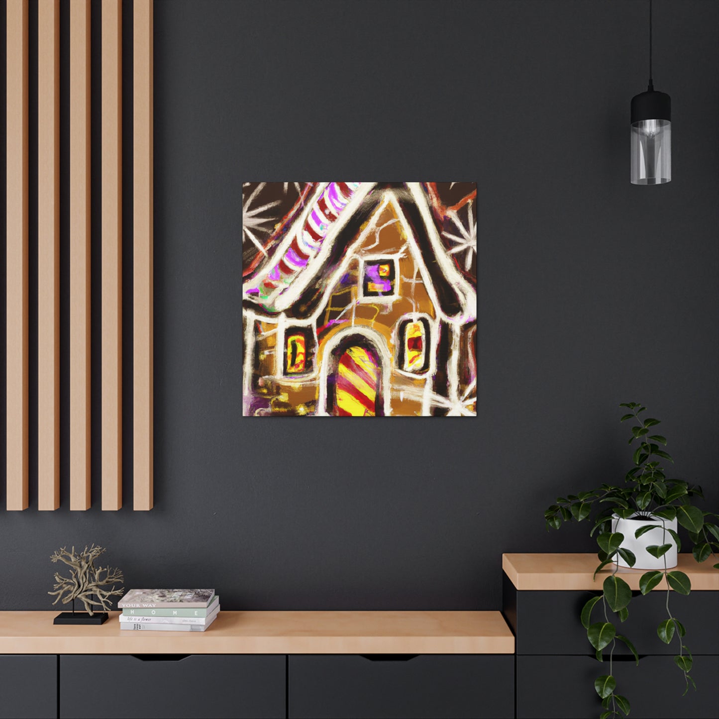 Gingerbread Dream House - Canvas