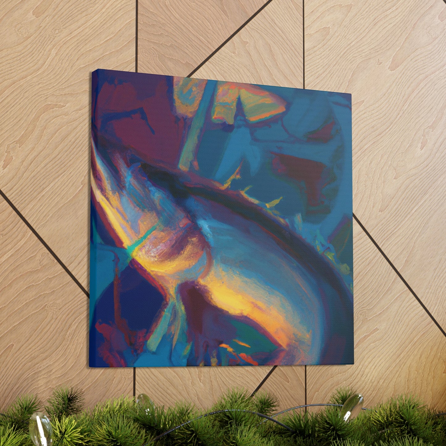 Pike Fish Surrealism - Canvas