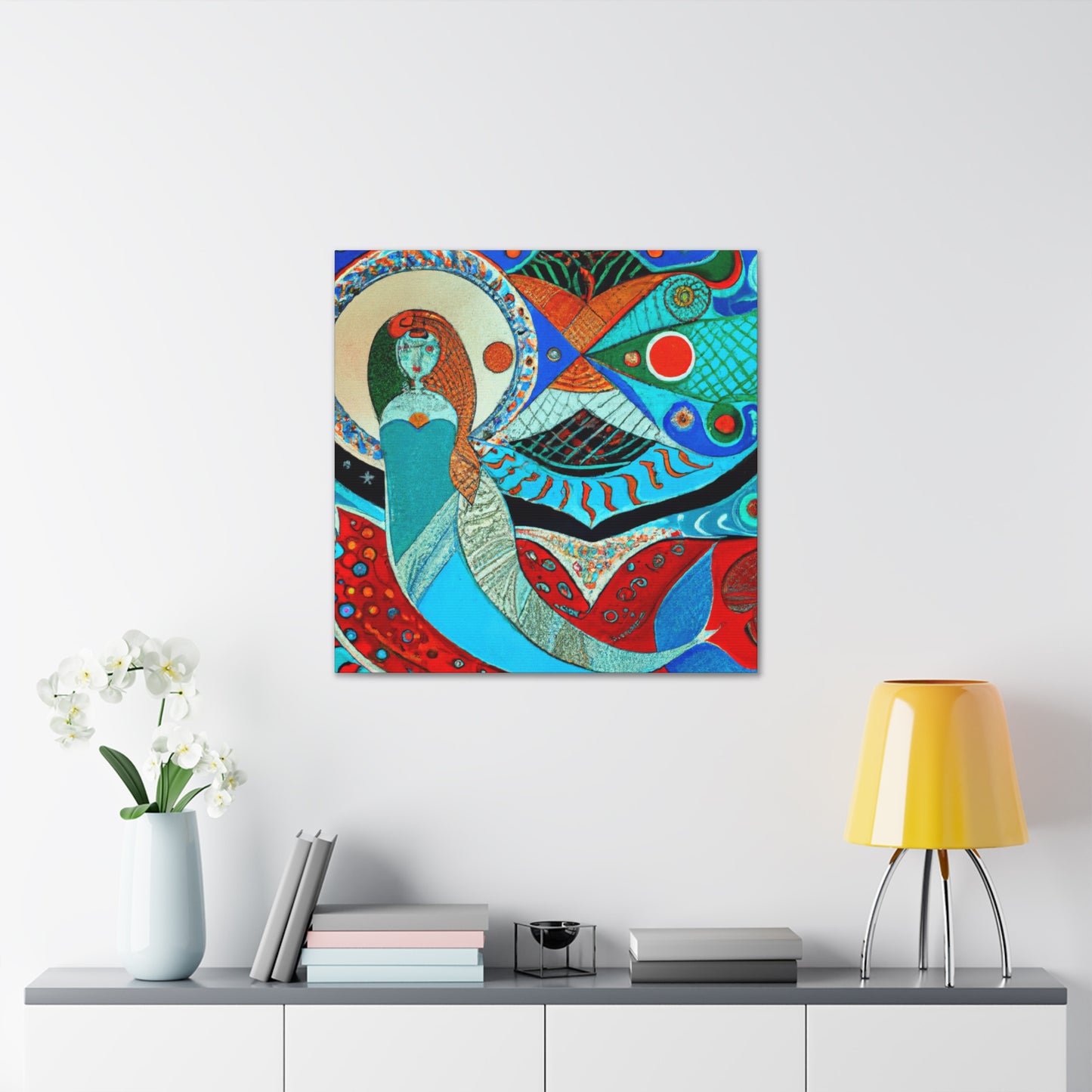 Mermaids in Moonlight - Canvas