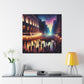 Jazzed Broadway Nights - Canvas