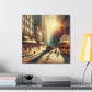 "Enigmatic Metropolis Scenery" - Canvas