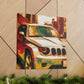 "Cars in Motion Painting" - Canvas