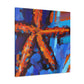 "Starfish Undersea Tableau" - Canvas