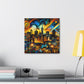 "Gilded City Symphony" - Canvas