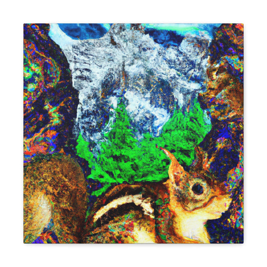 Squirrel in the City - Canvas