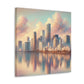 "Vibrant Miami Serenade" - Canvas