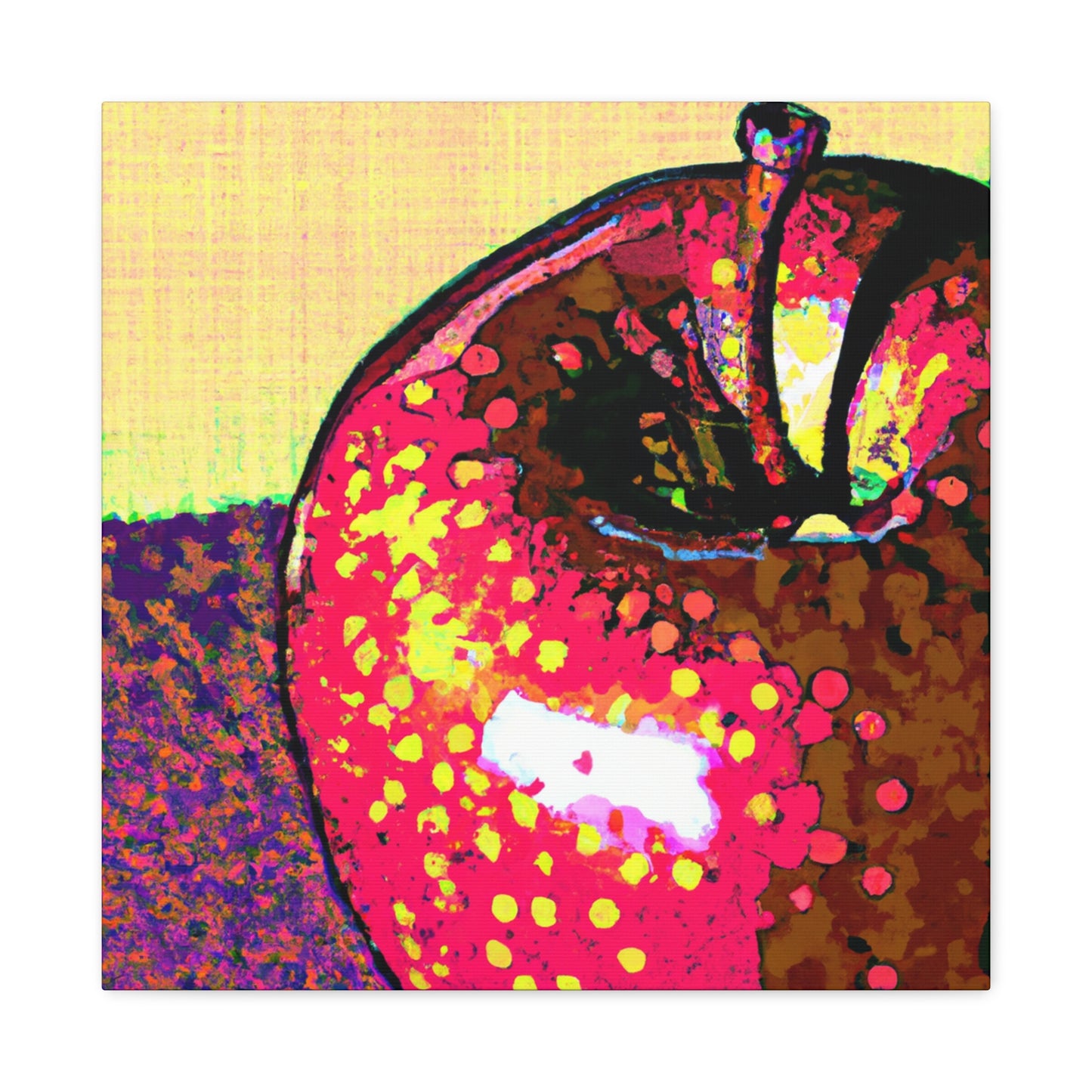 "Apple of Pop Art" - Canvas