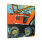 Tractor in the Sunset - Canvas