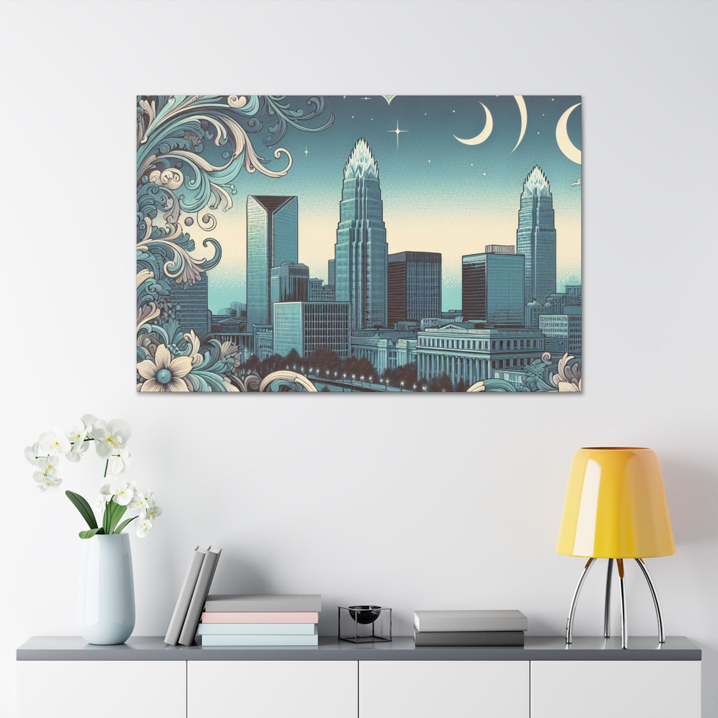 "Charlotte's Baroque Charm" - Canvas