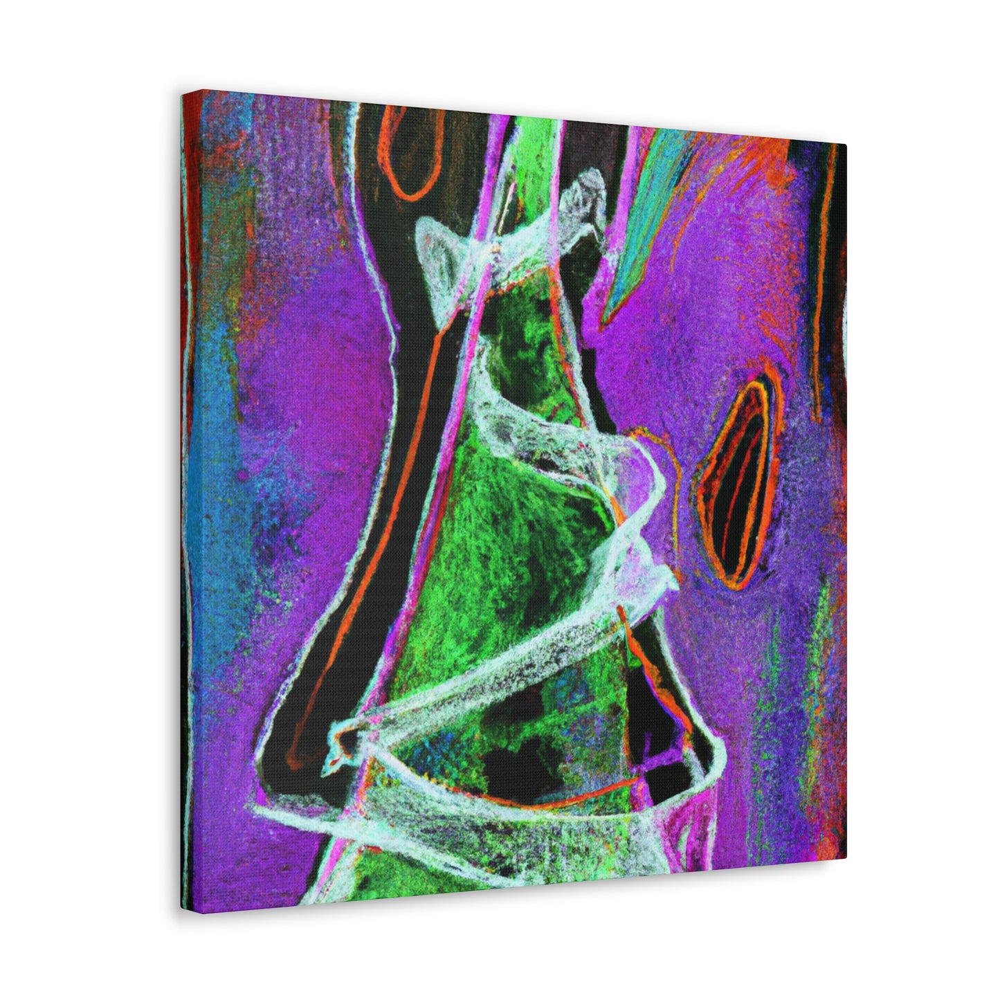 "Surreal Christmas Treefest" - Canvas