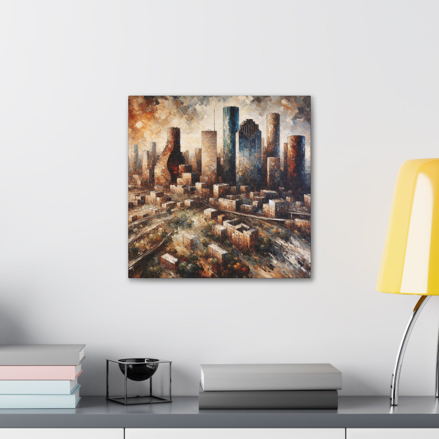 Ethereal Metropolis Awakening - Canvas