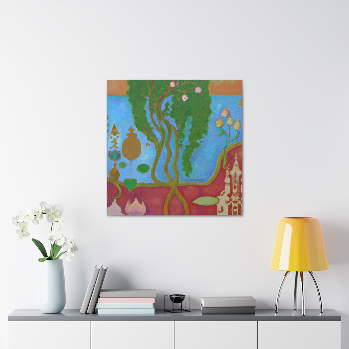 "Lotus in Splendor" - Canvas